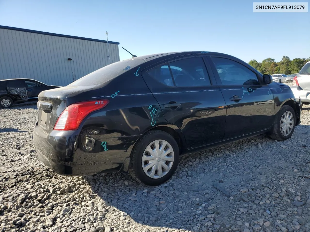 2015 Nissan Versa S VIN: 3N1CN7AP9FL913079 Lot: 75491984