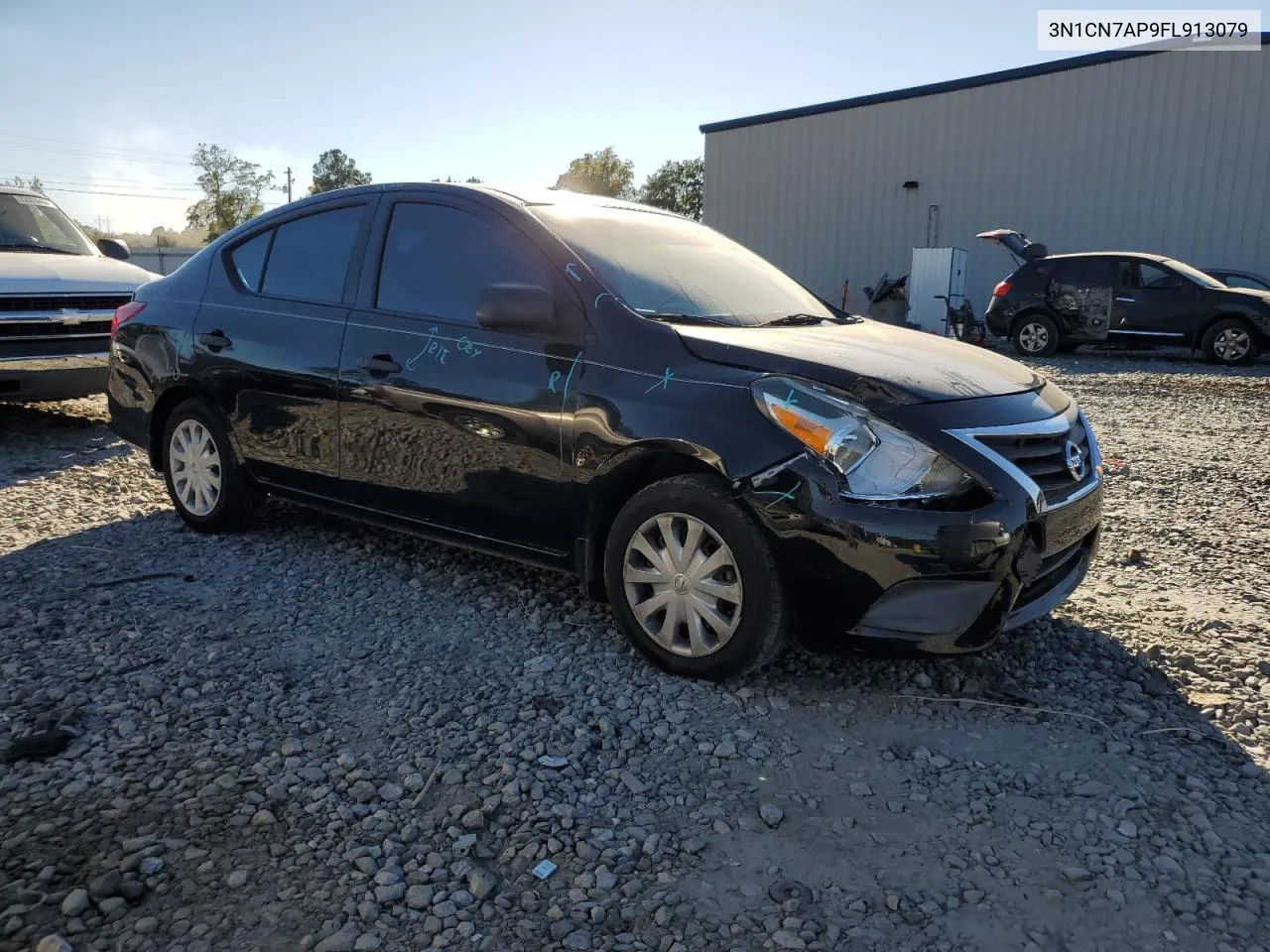 2015 Nissan Versa S VIN: 3N1CN7AP9FL913079 Lot: 75491984