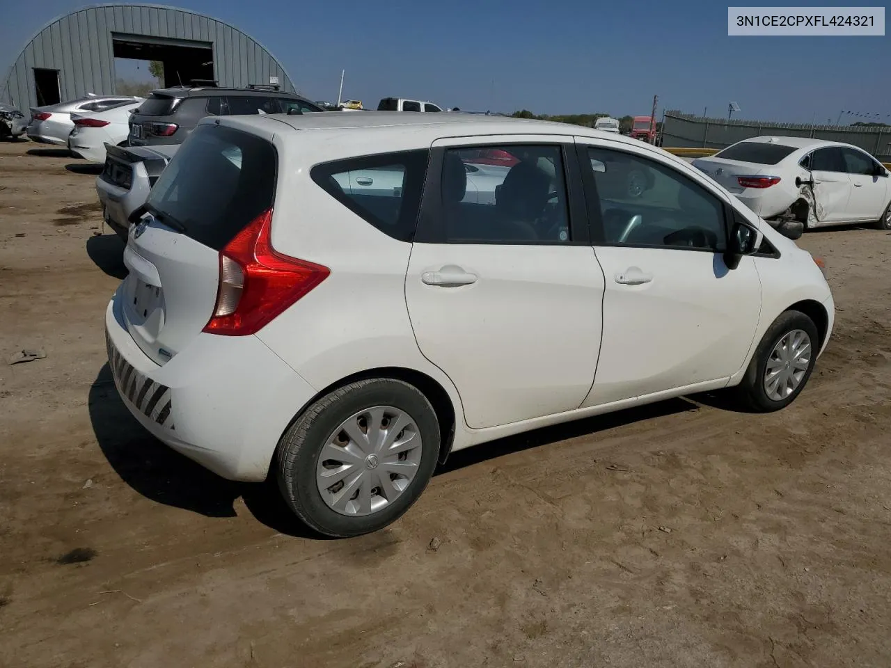 2015 Nissan Versa Note S VIN: 3N1CE2CPXFL424321 Lot: 75664924