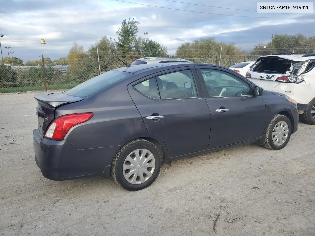 2015 Nissan Versa S VIN: 3N1CN7AP1FL919426 Lot: 75824164