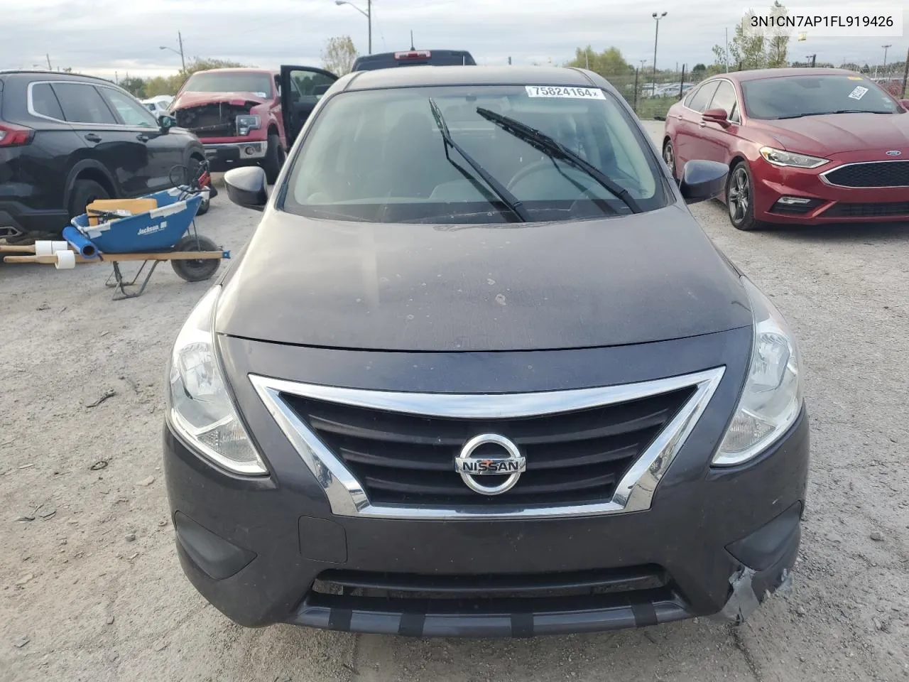 2015 Nissan Versa S VIN: 3N1CN7AP1FL919426 Lot: 75824164