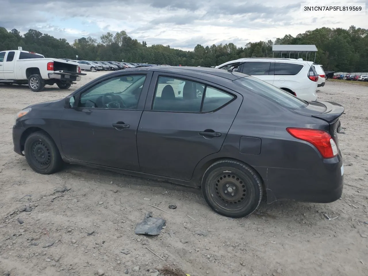 2015 Nissan Versa S VIN: 3N1CN7AP5FL819569 Lot: 76230584