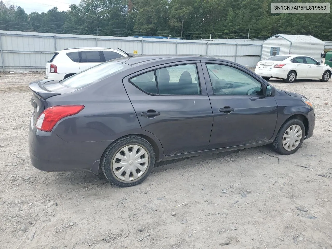 2015 Nissan Versa S VIN: 3N1CN7AP5FL819569 Lot: 76230584