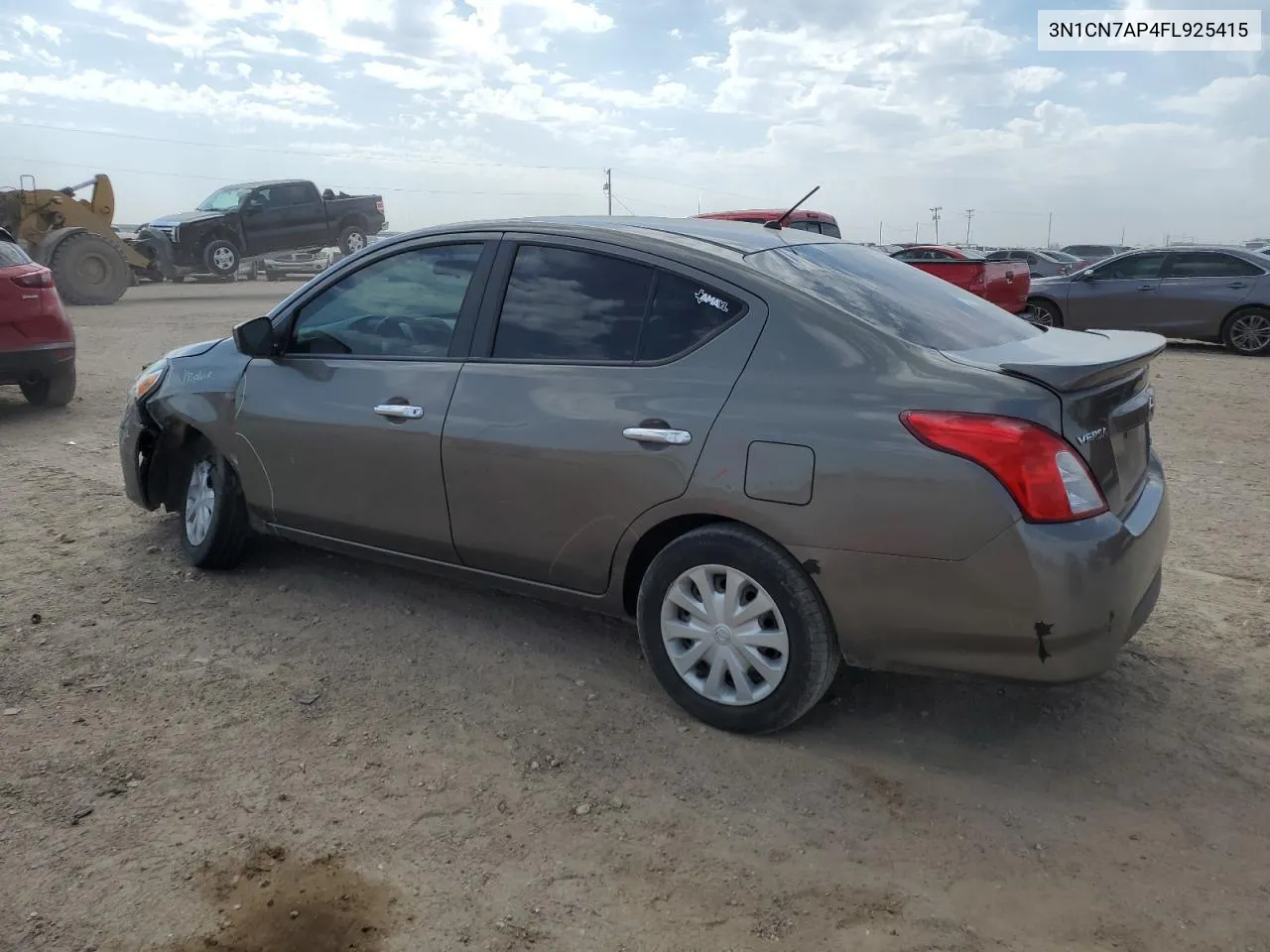 3N1CN7AP4FL925415 2015 Nissan Versa S