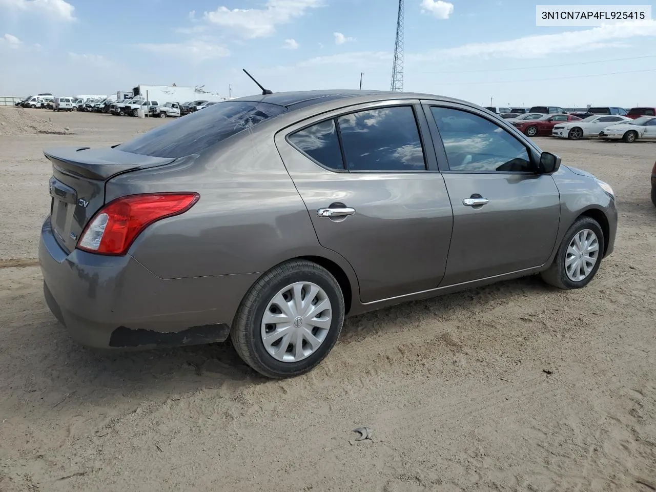 2015 Nissan Versa S VIN: 3N1CN7AP4FL925415 Lot: 76319914