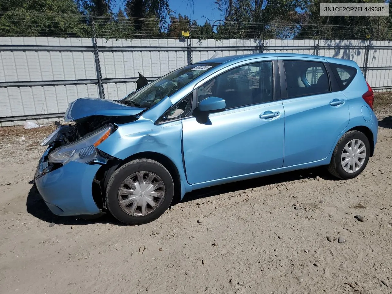 2015 Nissan Versa Note S VIN: 3N1CE2CP7FL449385 Lot: 76653204