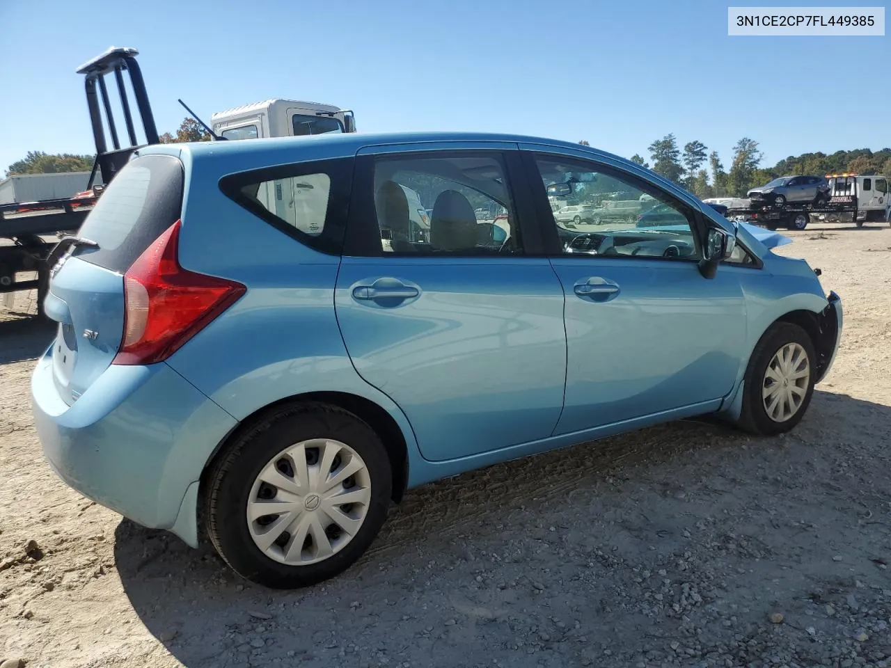 2015 Nissan Versa Note S VIN: 3N1CE2CP7FL449385 Lot: 76653204