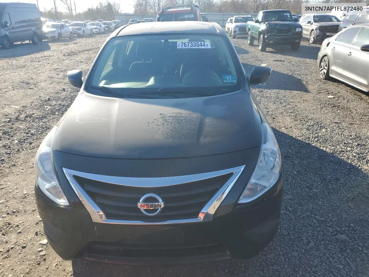 2015 Nissan Versa S VIN: 3N1CN7AP1FL872480 Lot: 76733544