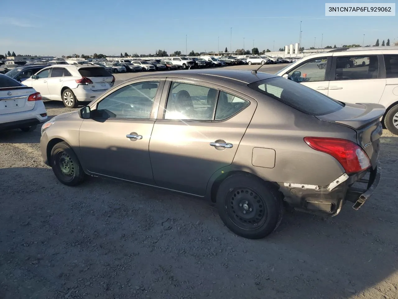 2015 Nissan Versa S VIN: 3N1CN7AP6FL929062 Lot: 76961484