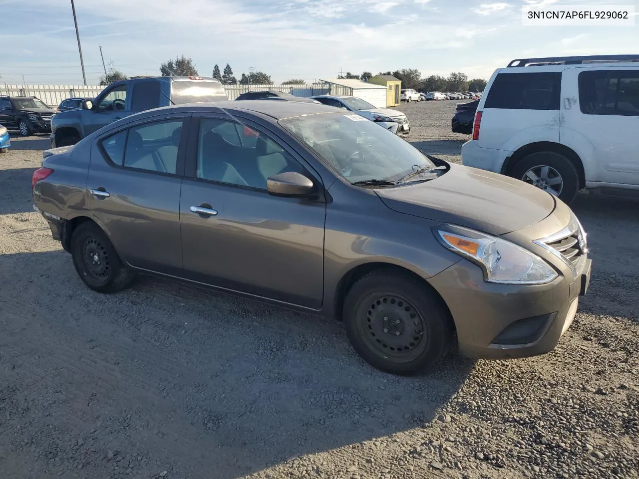 2015 Nissan Versa S VIN: 3N1CN7AP6FL929062 Lot: 76961484