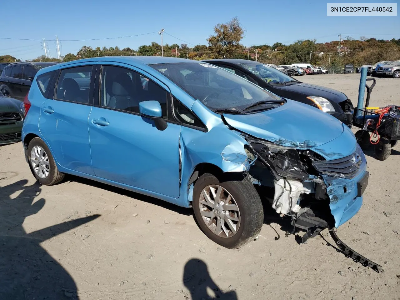 2015 Nissan Versa Note S VIN: 3N1CE2CP7FL440542 Lot: 77576444