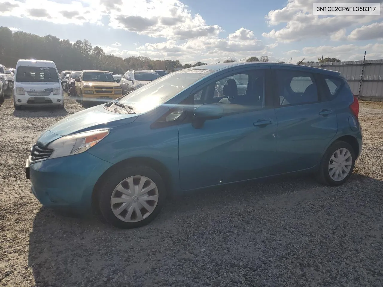 2015 Nissan Versa Note S VIN: 3N1CE2CP6FL358317 Lot: 77820284