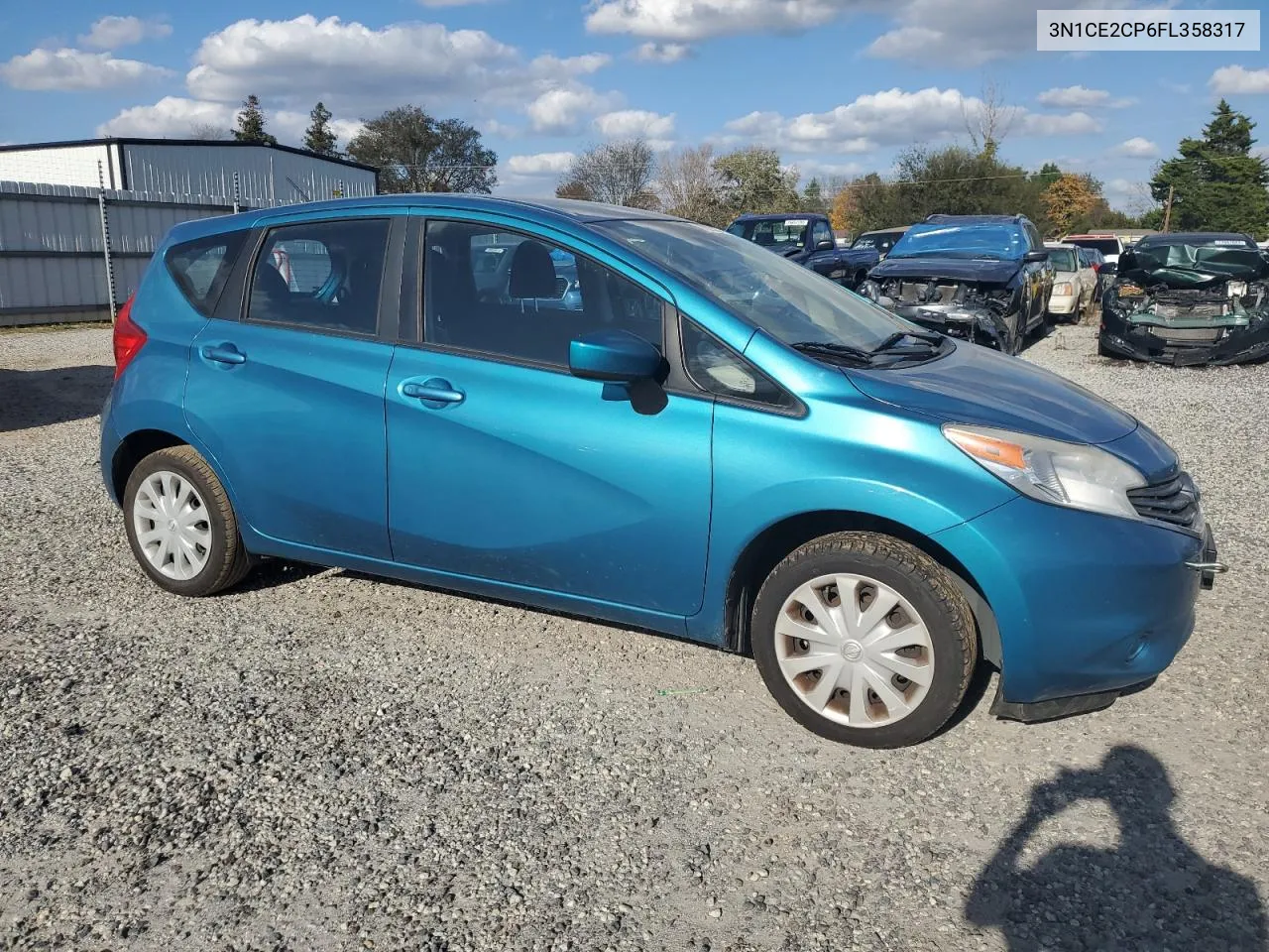 2015 Nissan Versa Note S VIN: 3N1CE2CP6FL358317 Lot: 77820284