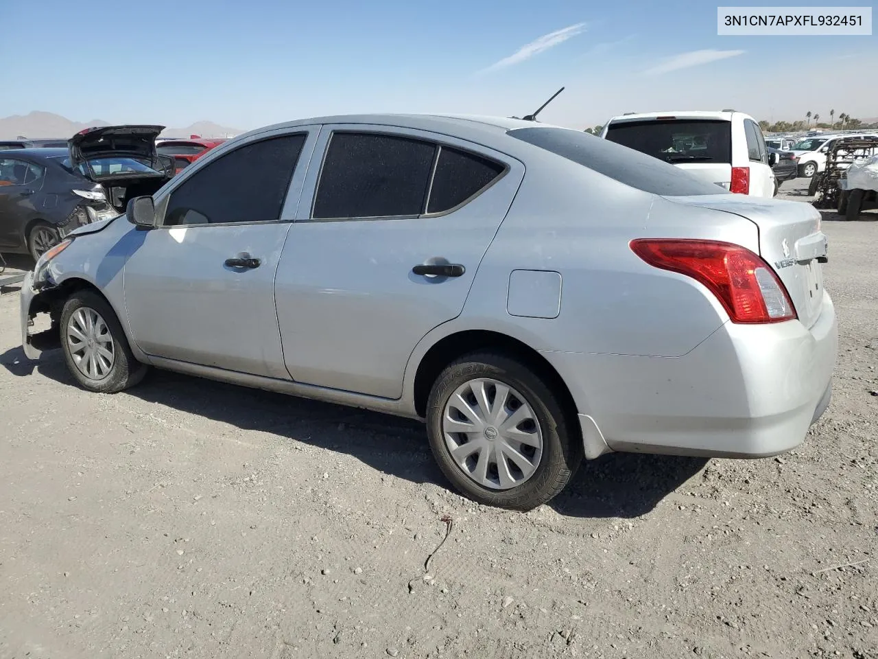 3N1CN7APXFL932451 2015 Nissan Versa S