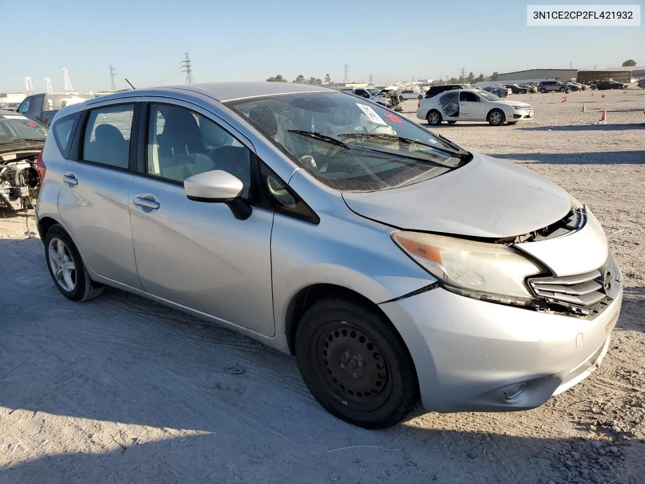 2015 Nissan Versa Note S VIN: 3N1CE2CP2FL421932 Lot: 77952394