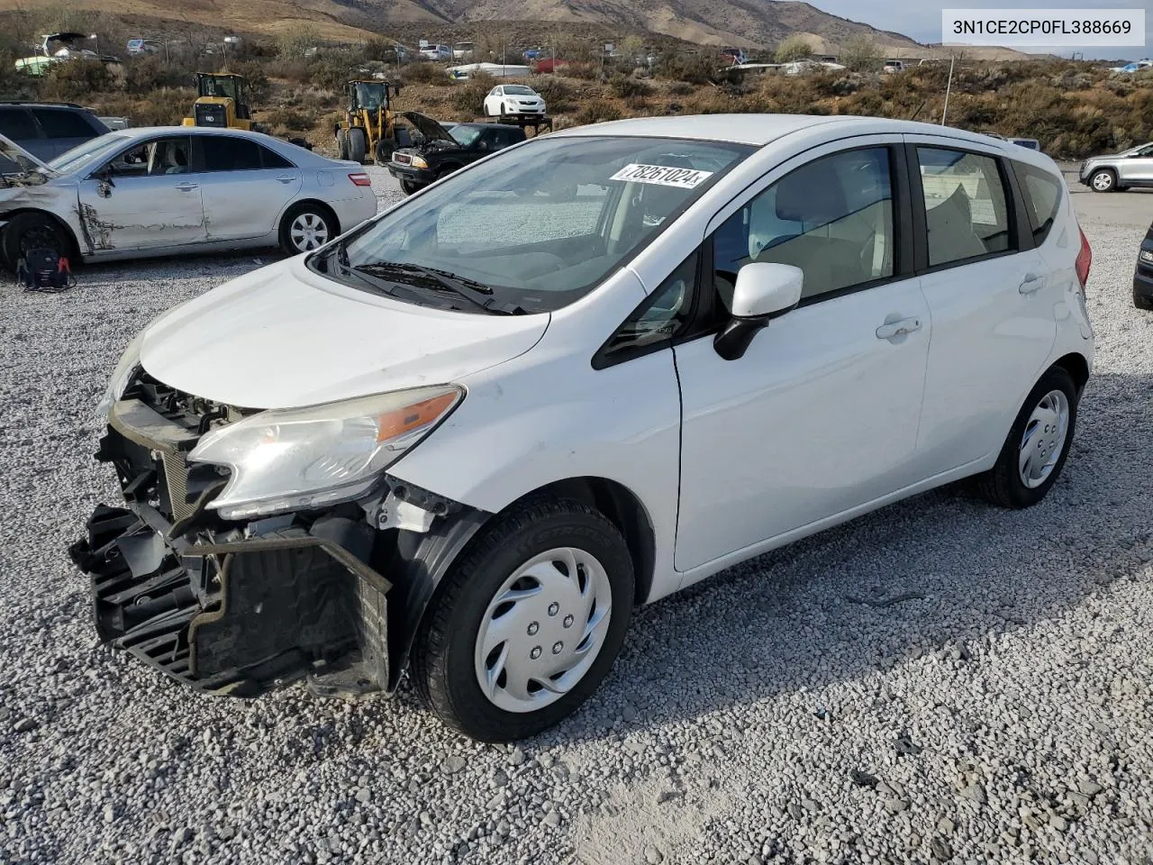 2015 Nissan Versa Note S VIN: 3N1CE2CP0FL388669 Lot: 78261024