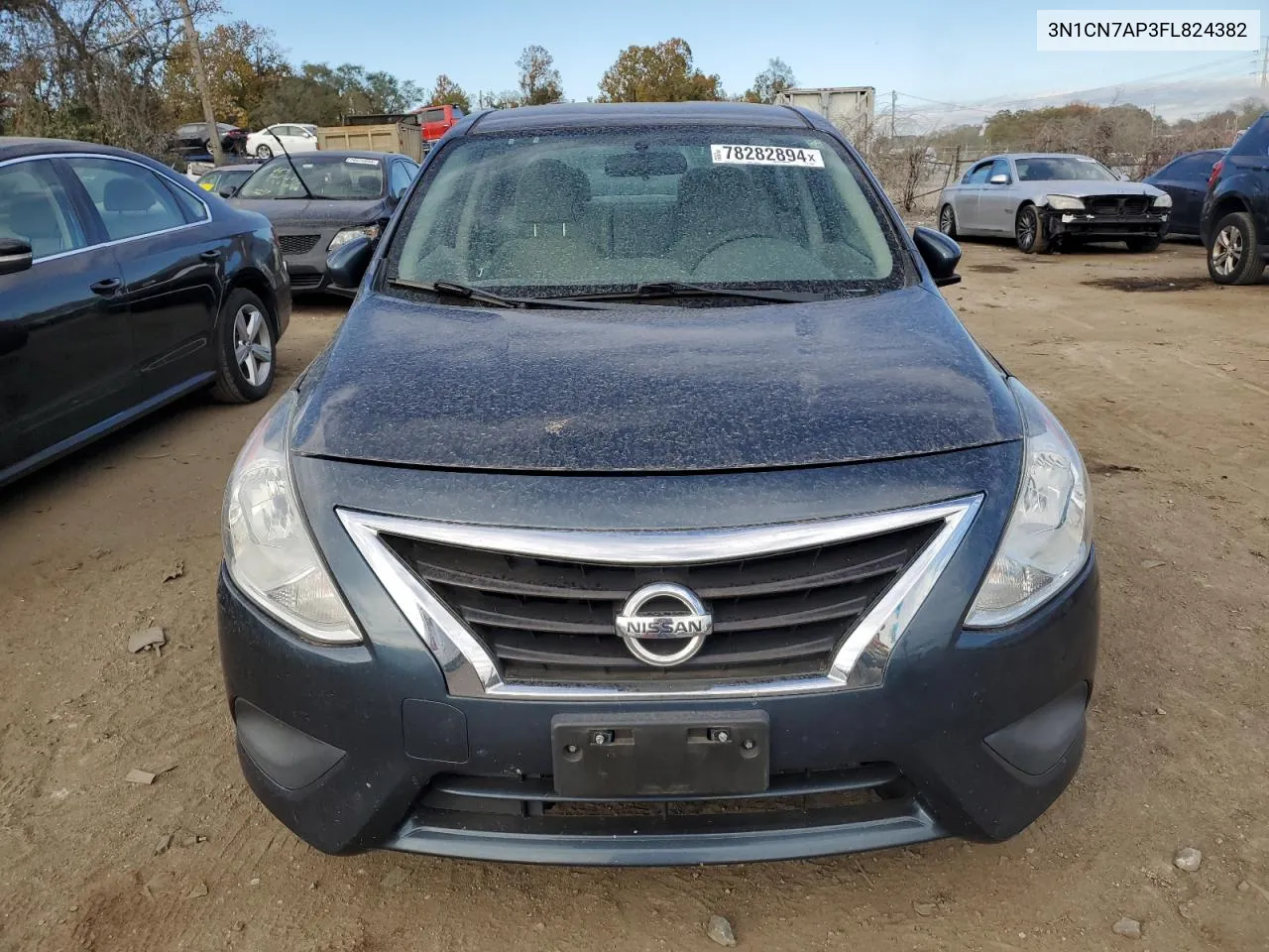 2015 Nissan Versa S VIN: 3N1CN7AP3FL824382 Lot: 78282894