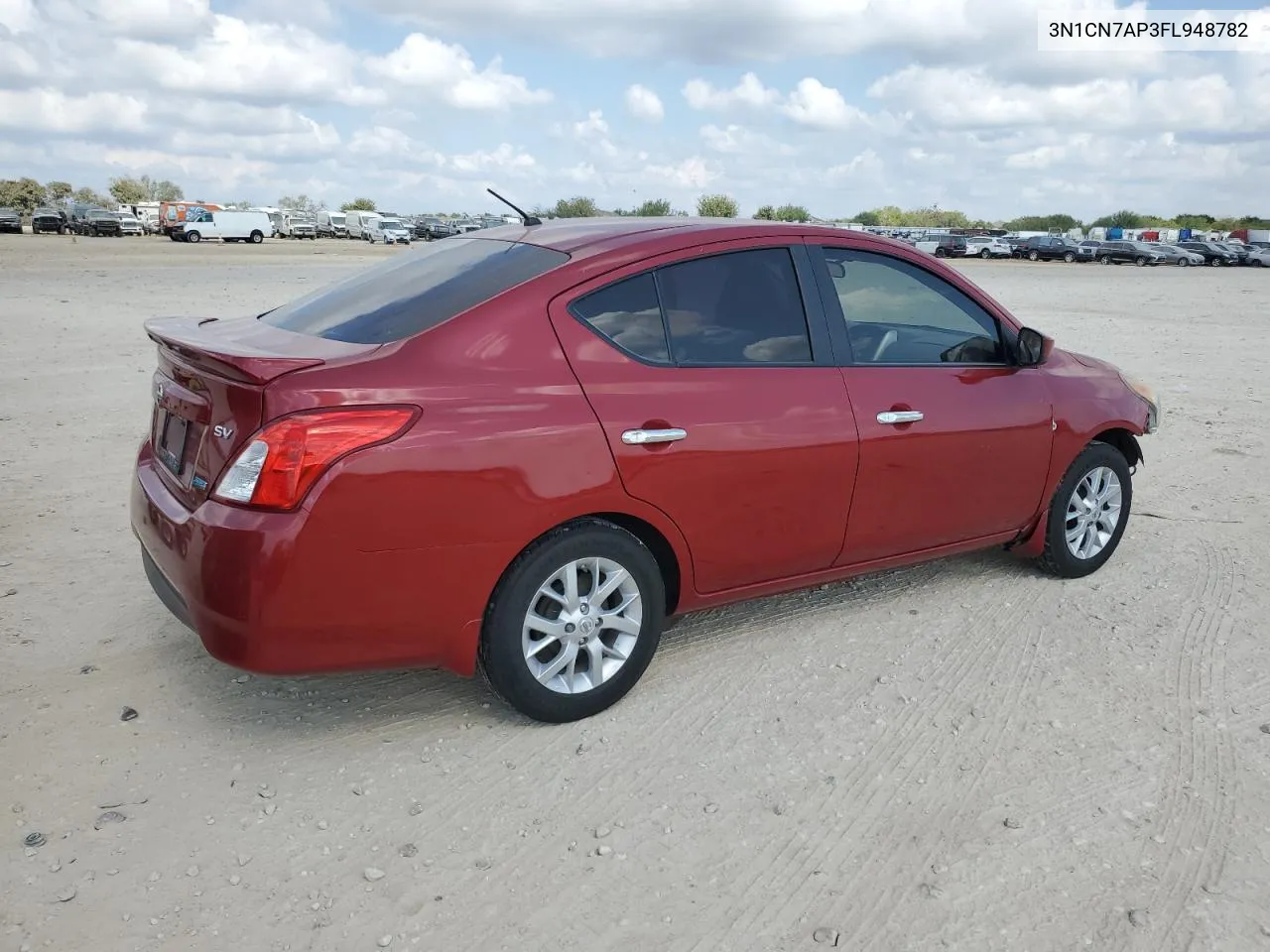 2015 Nissan Versa S VIN: 3N1CN7AP3FL948782 Lot: 78873954