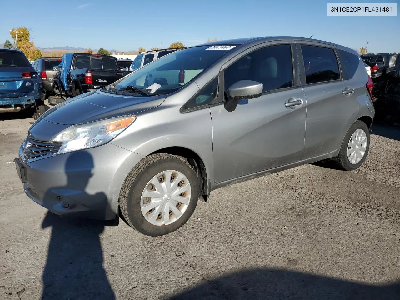 2015 Nissan Versa Note S VIN: 3N1CE2CP1FL431481 Lot: 78879464