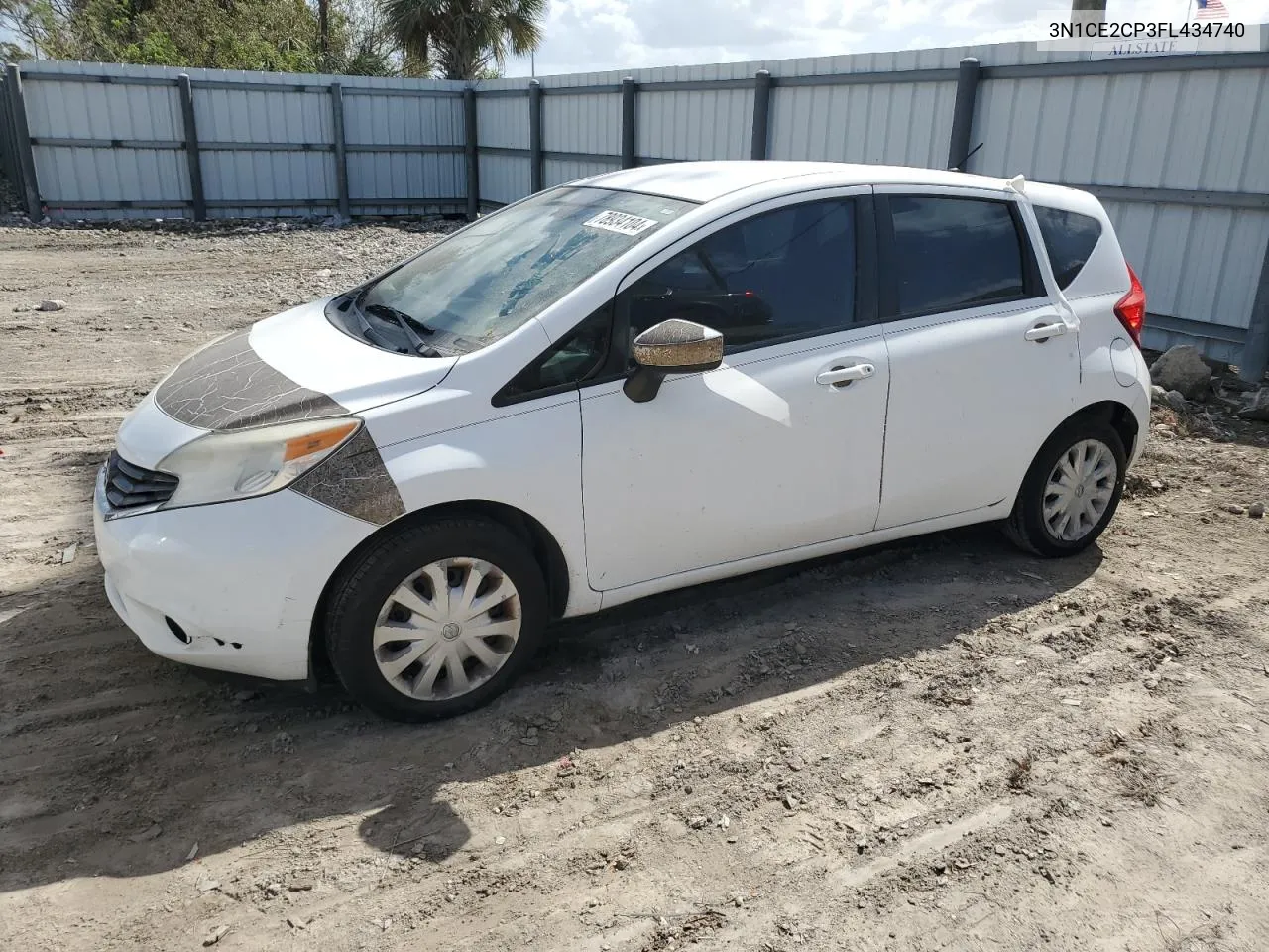 2015 Nissan Versa Note S VIN: 3N1CE2CP3FL434740 Lot: 78934104