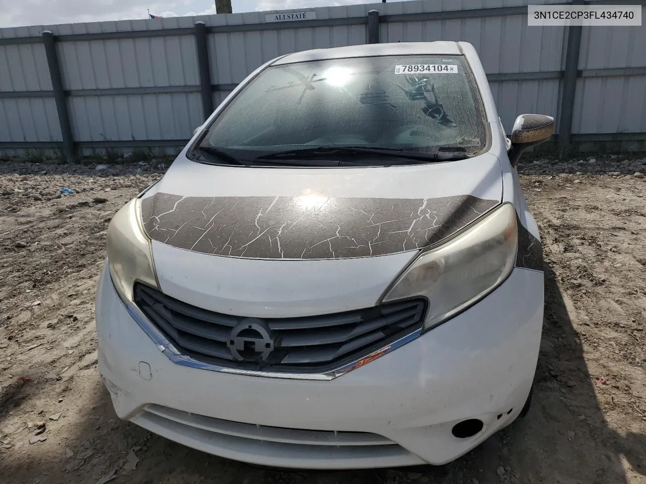 2015 Nissan Versa Note S VIN: 3N1CE2CP3FL434740 Lot: 78934104