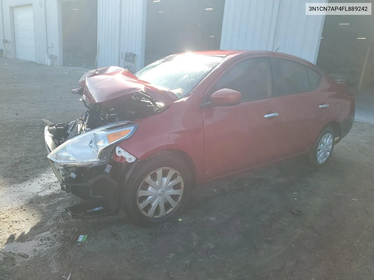 2015 Nissan Versa S VIN: 3N1CN7AP4FL889242 Lot: 78940144