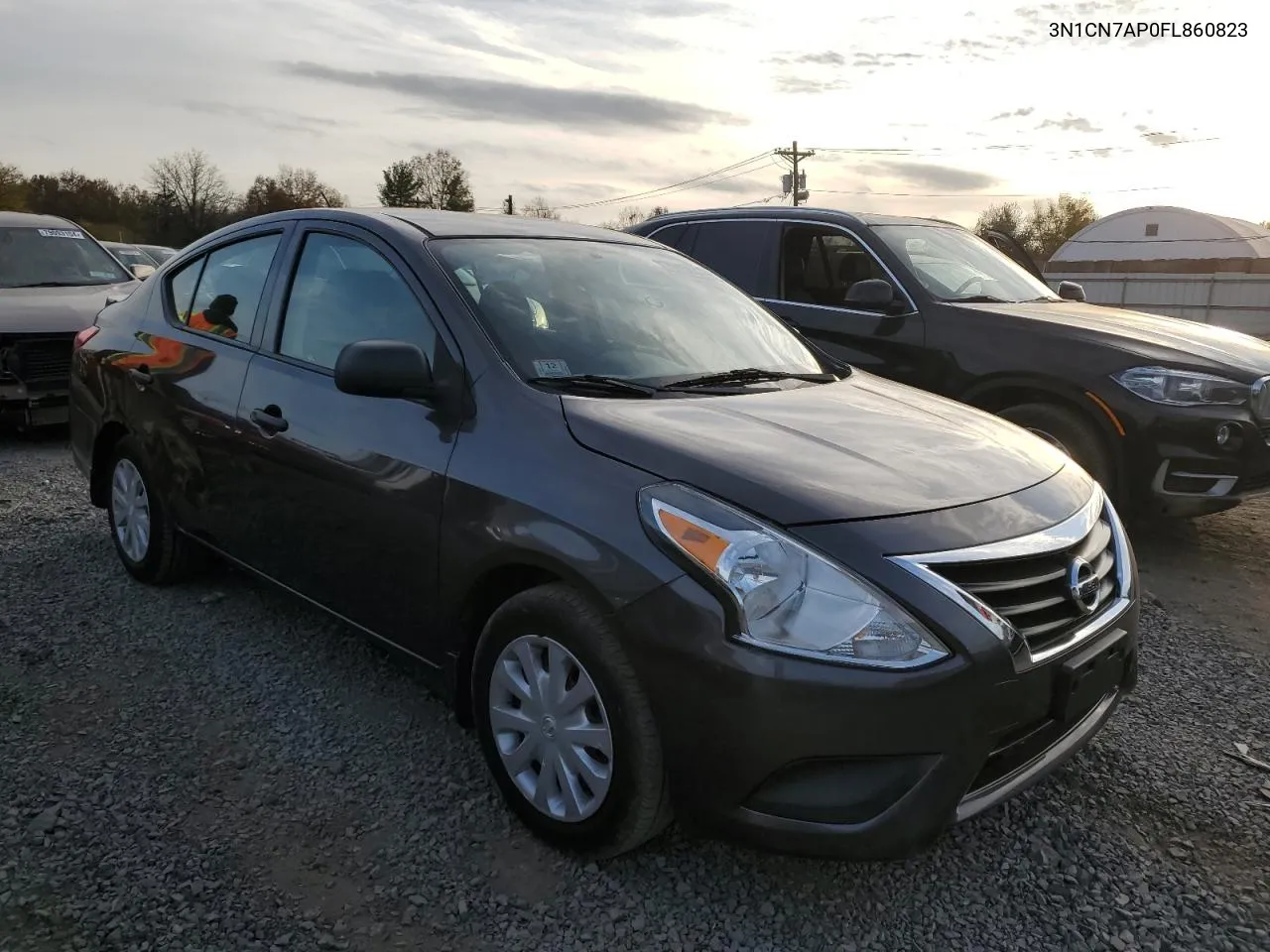 2015 Nissan Versa S VIN: 3N1CN7AP0FL860823 Lot: 79158514