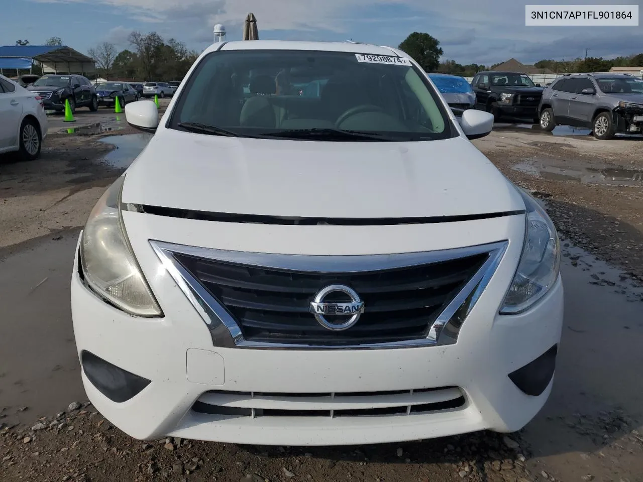 2015 Nissan Versa S VIN: 3N1CN7AP1FL901864 Lot: 79298874