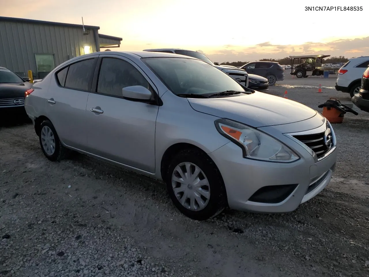 2015 Nissan Versa S VIN: 3N1CN7AP1FL848535 Lot: 79410974