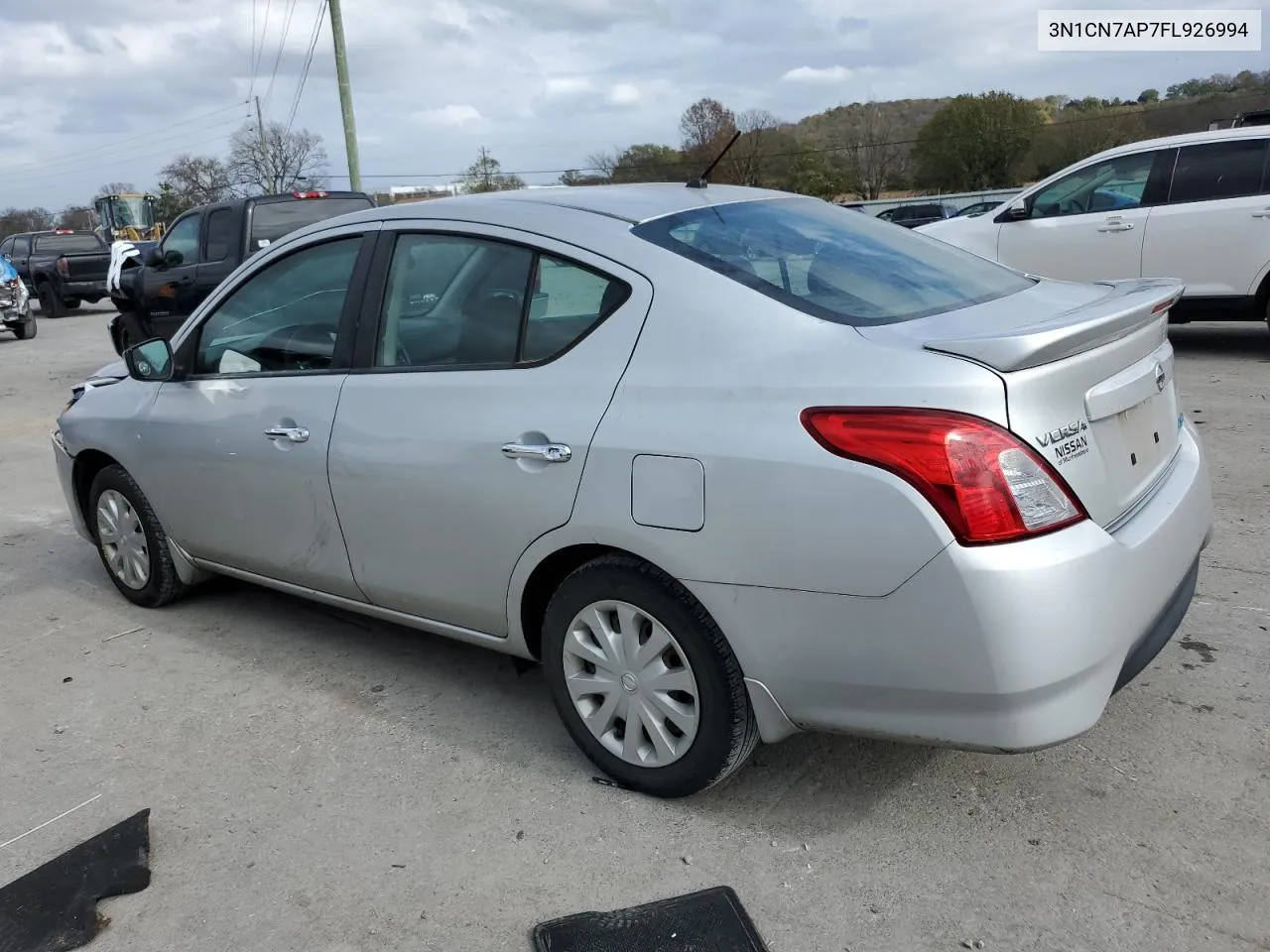 2015 Nissan Versa S VIN: 3N1CN7AP7FL926994 Lot: 79440044