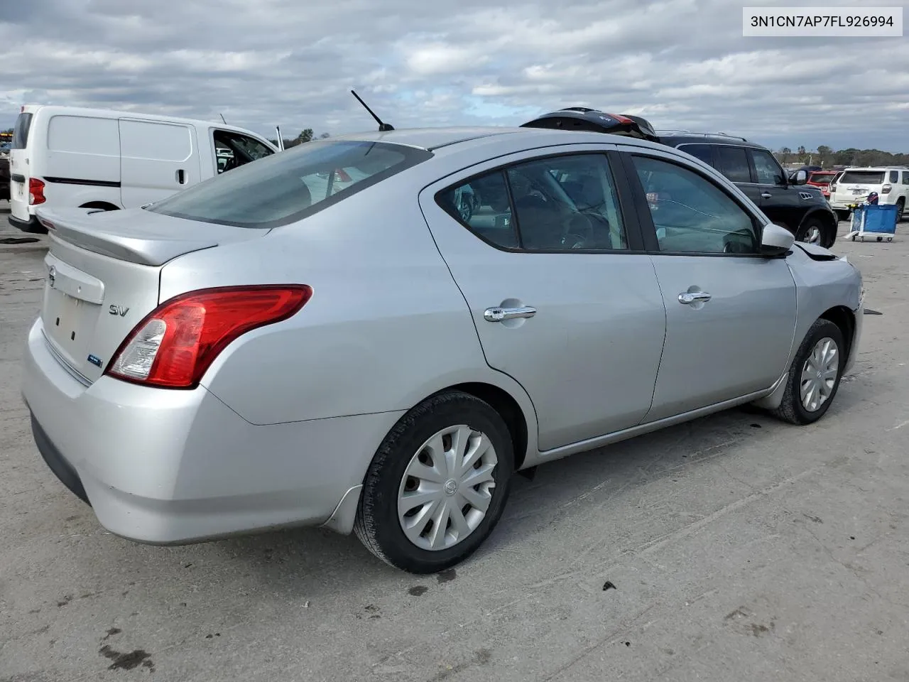 2015 Nissan Versa S VIN: 3N1CN7AP7FL926994 Lot: 79440044