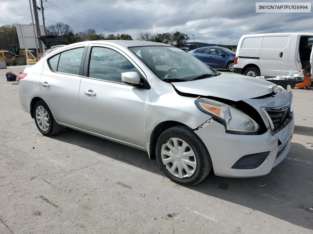 2015 Nissan Versa S VIN: 3N1CN7AP7FL926994 Lot: 79440044