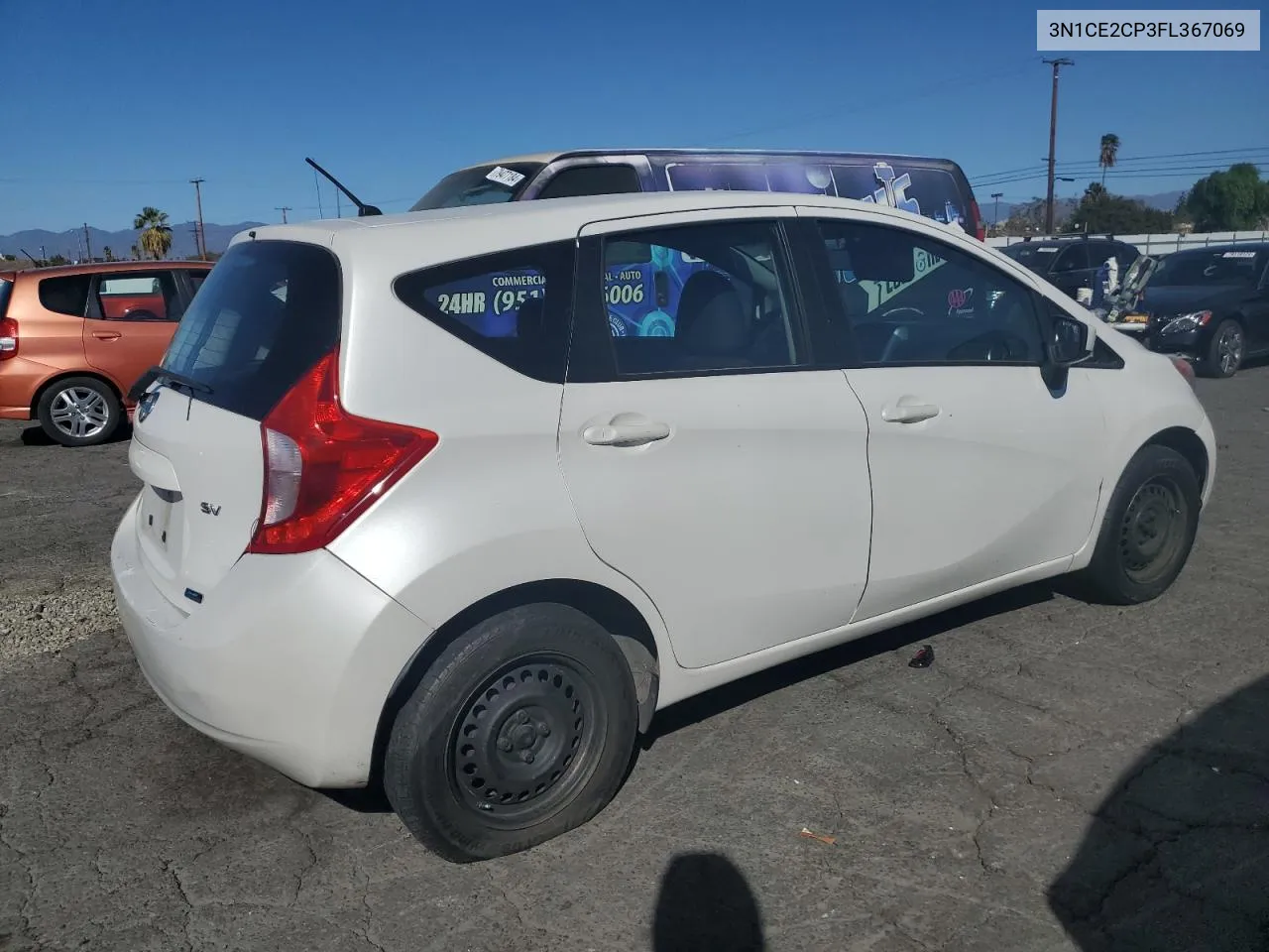 2015 Nissan Versa Note S VIN: 3N1CE2CP3FL367069 Lot: 79516284