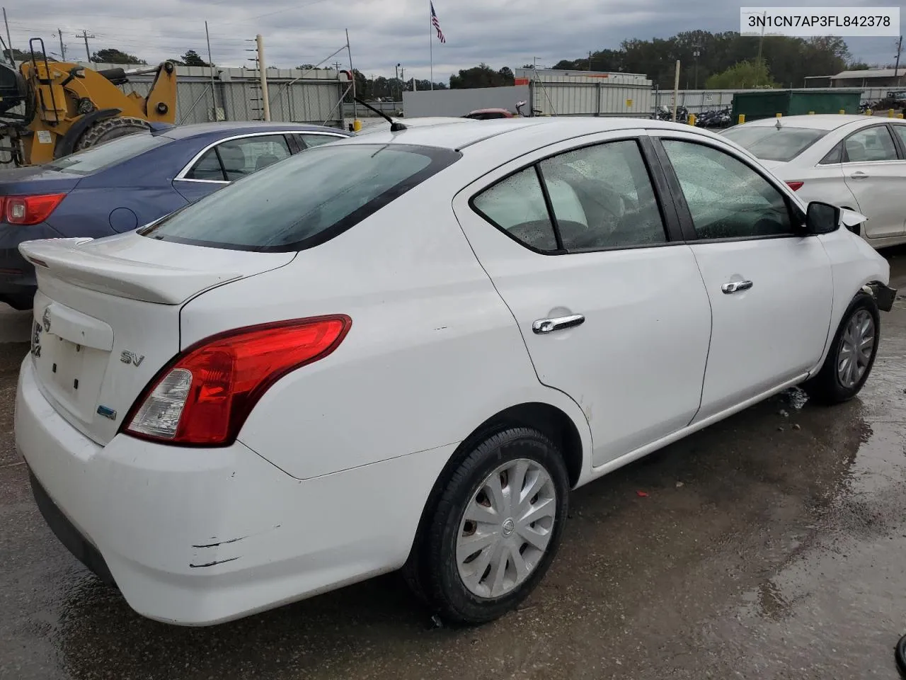 2015 Nissan Versa S VIN: 3N1CN7AP3FL842378 Lot: 79758454