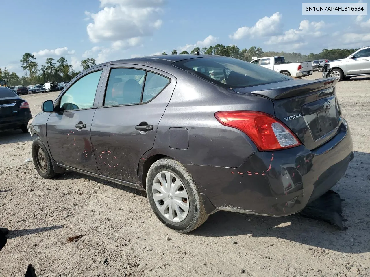 2015 Nissan Versa S VIN: 3N1CN7AP4FL816534 Lot: 79819794