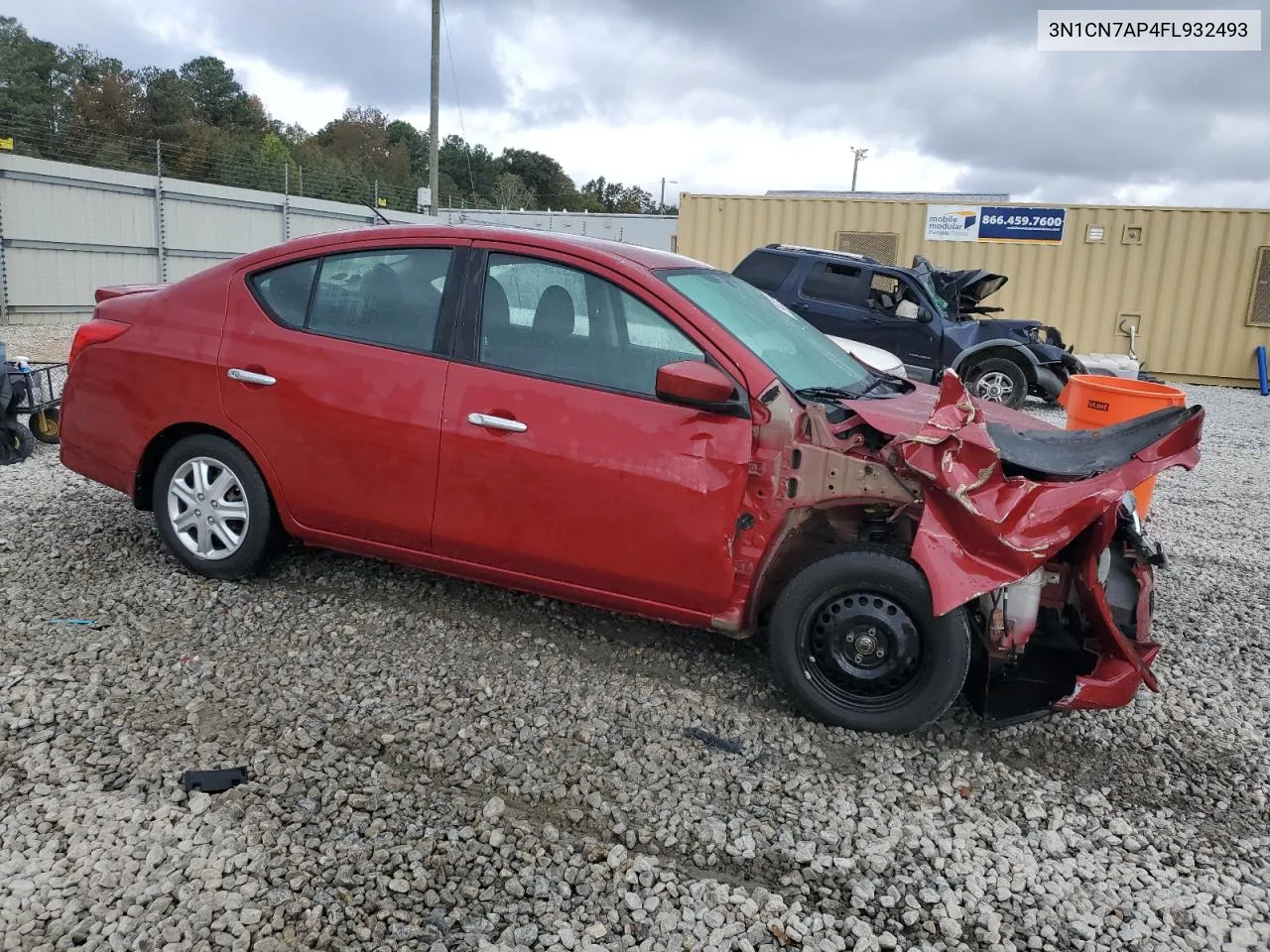 2015 Nissan Versa S VIN: 3N1CN7AP4FL932493 Lot: 79832534