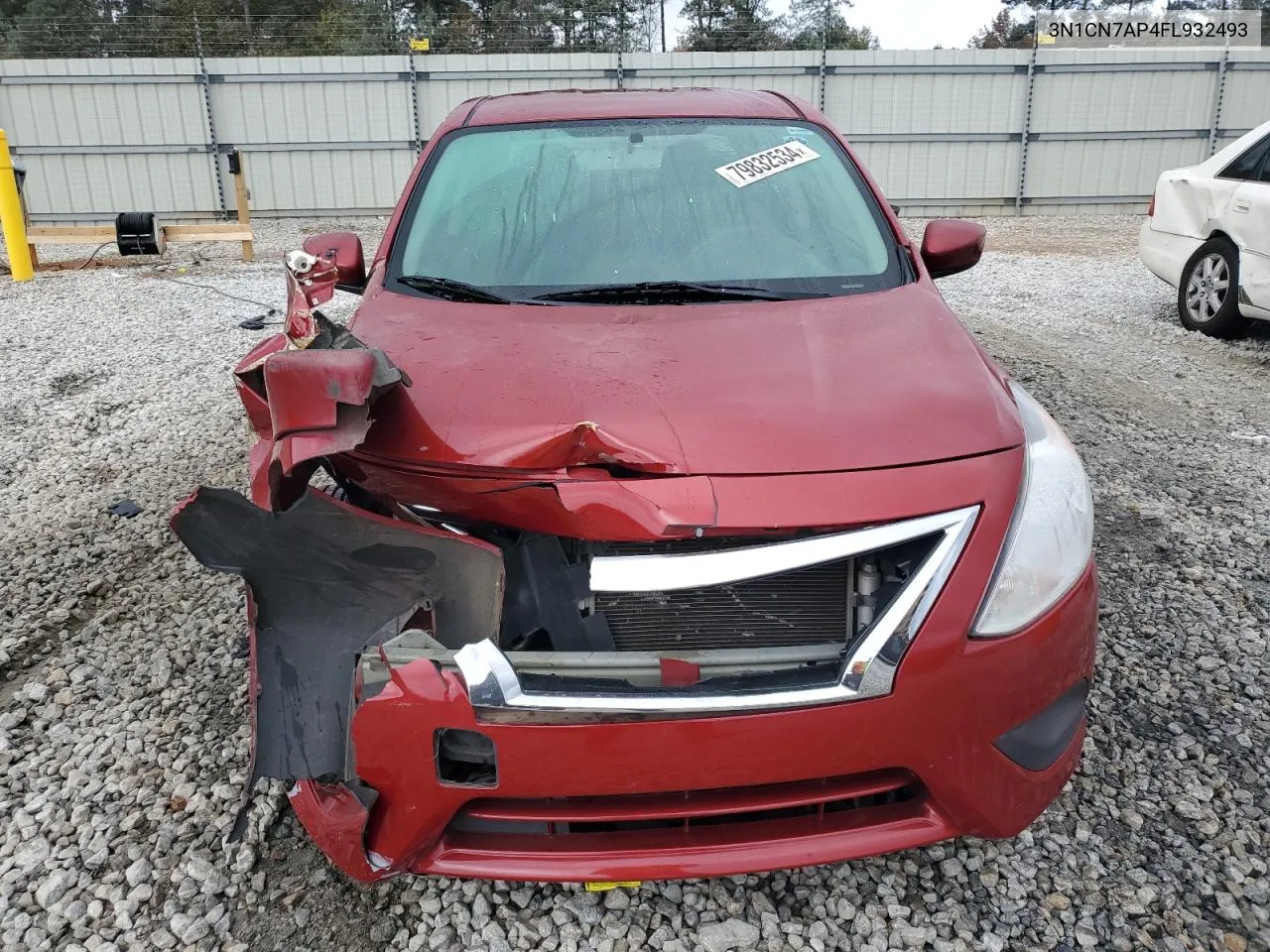 2015 Nissan Versa S VIN: 3N1CN7AP4FL932493 Lot: 79832534