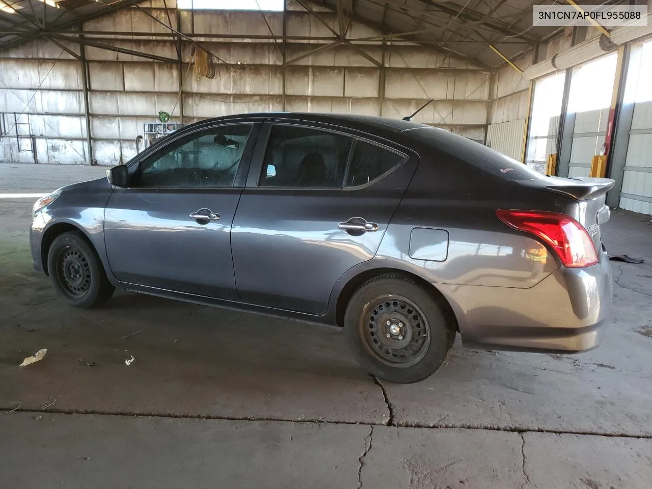 2015 Nissan Versa S VIN: 3N1CN7AP0FL955088 Lot: 80093124