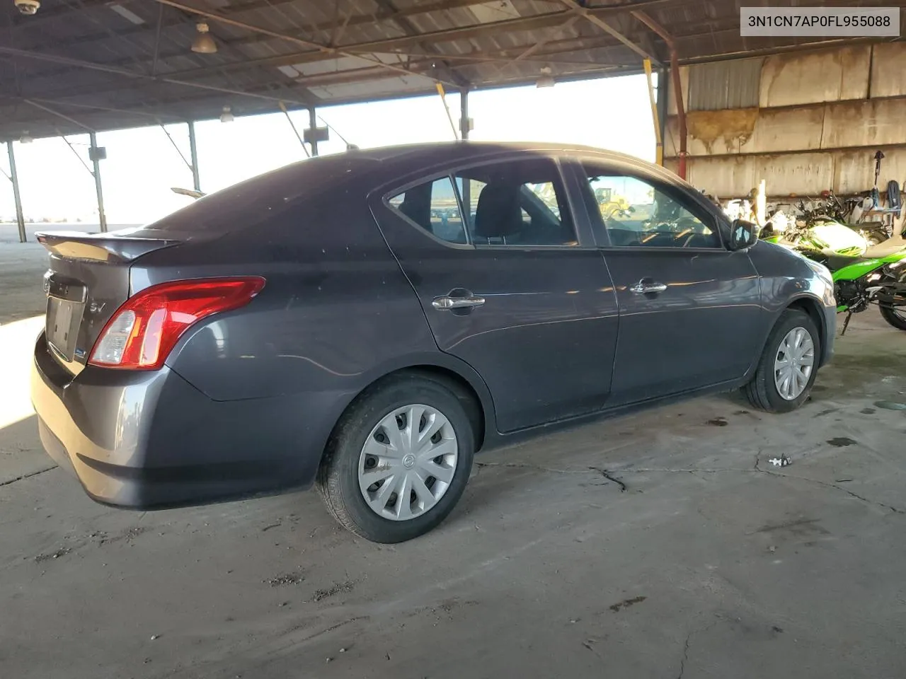 2015 Nissan Versa S VIN: 3N1CN7AP0FL955088 Lot: 80093124