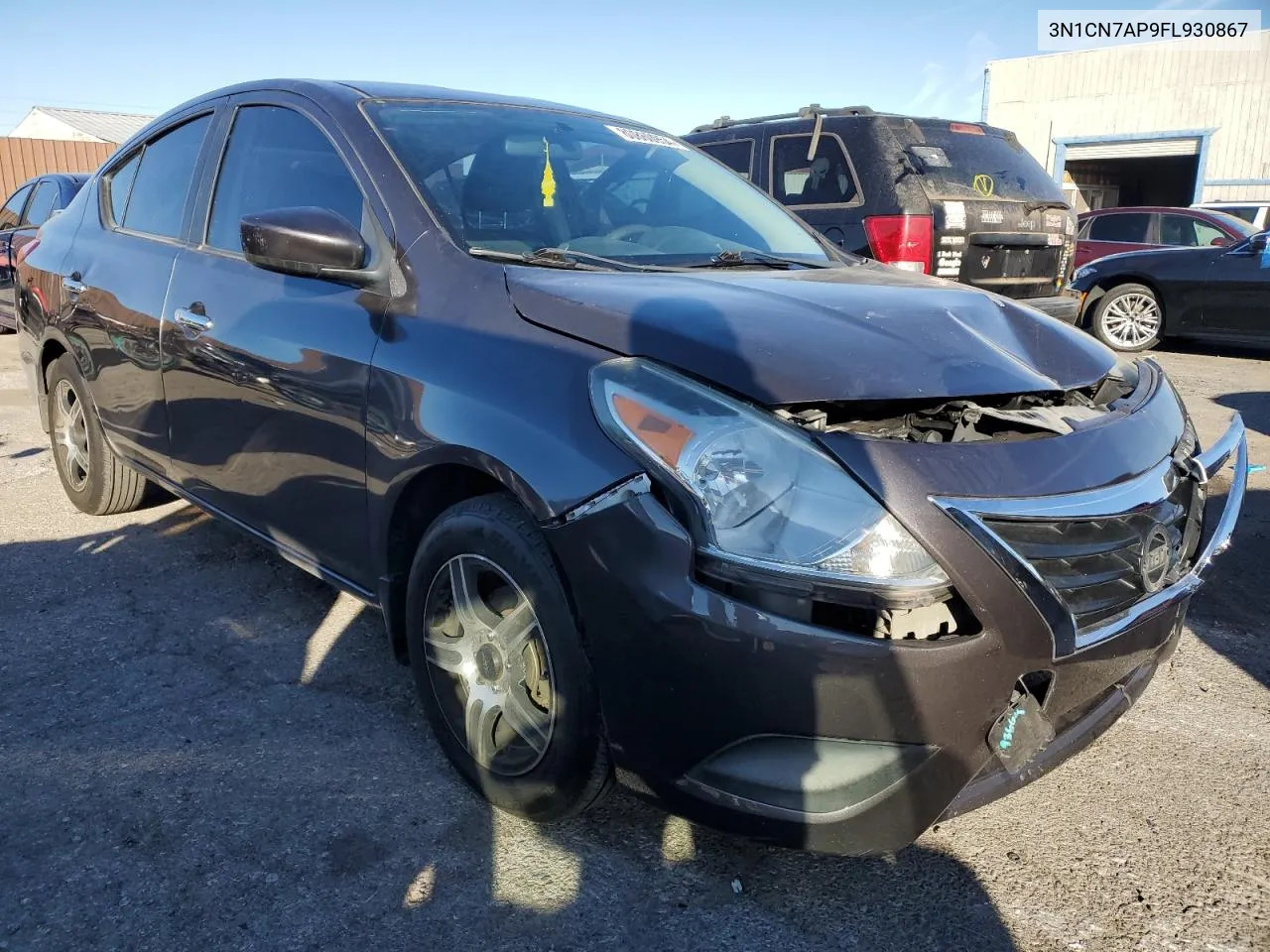 2015 Nissan Versa S VIN: 3N1CN7AP9FL930867 Lot: 80860954