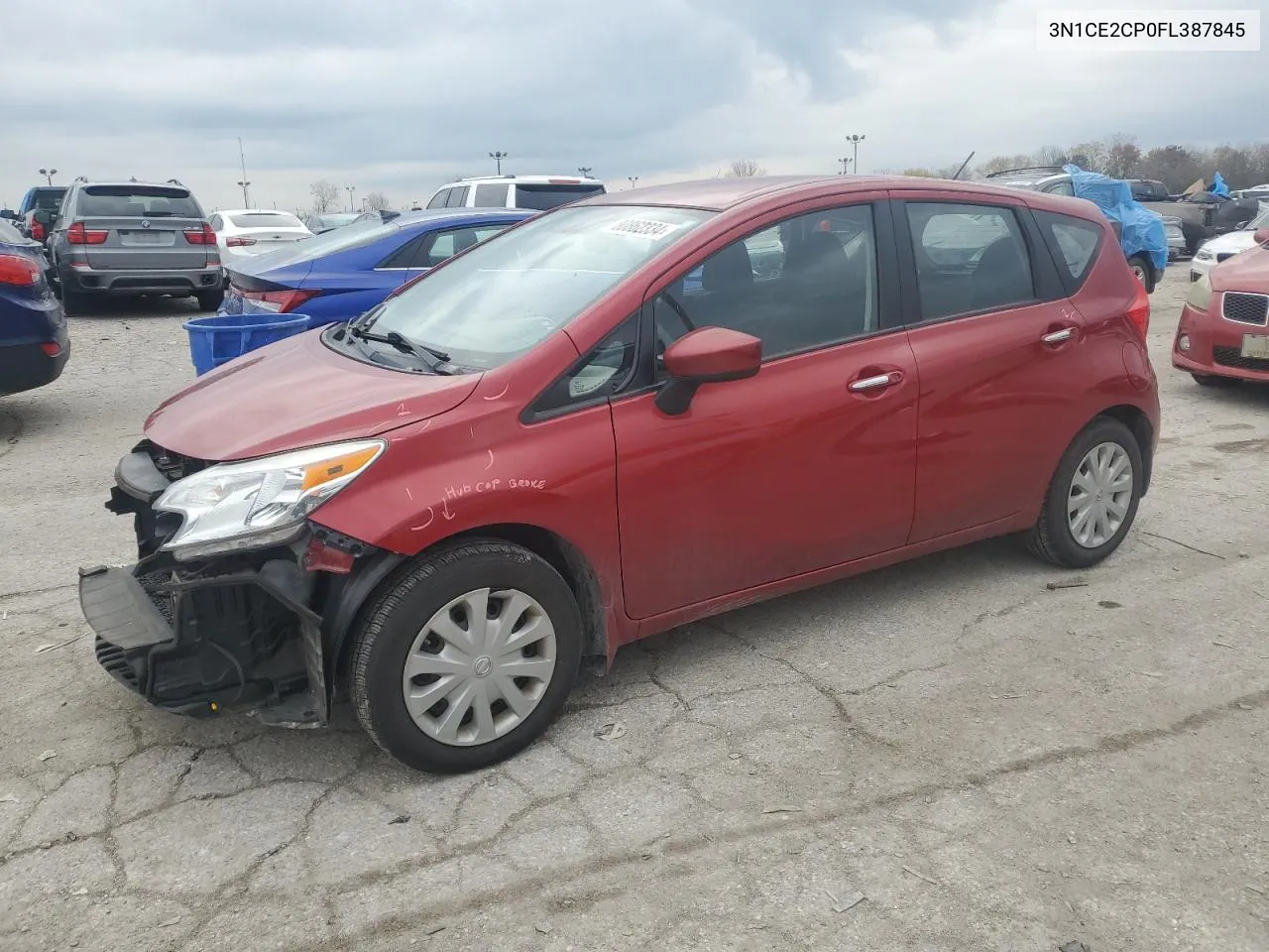 2015 Nissan Versa Note S VIN: 3N1CE2CP0FL387845 Lot: 80862334