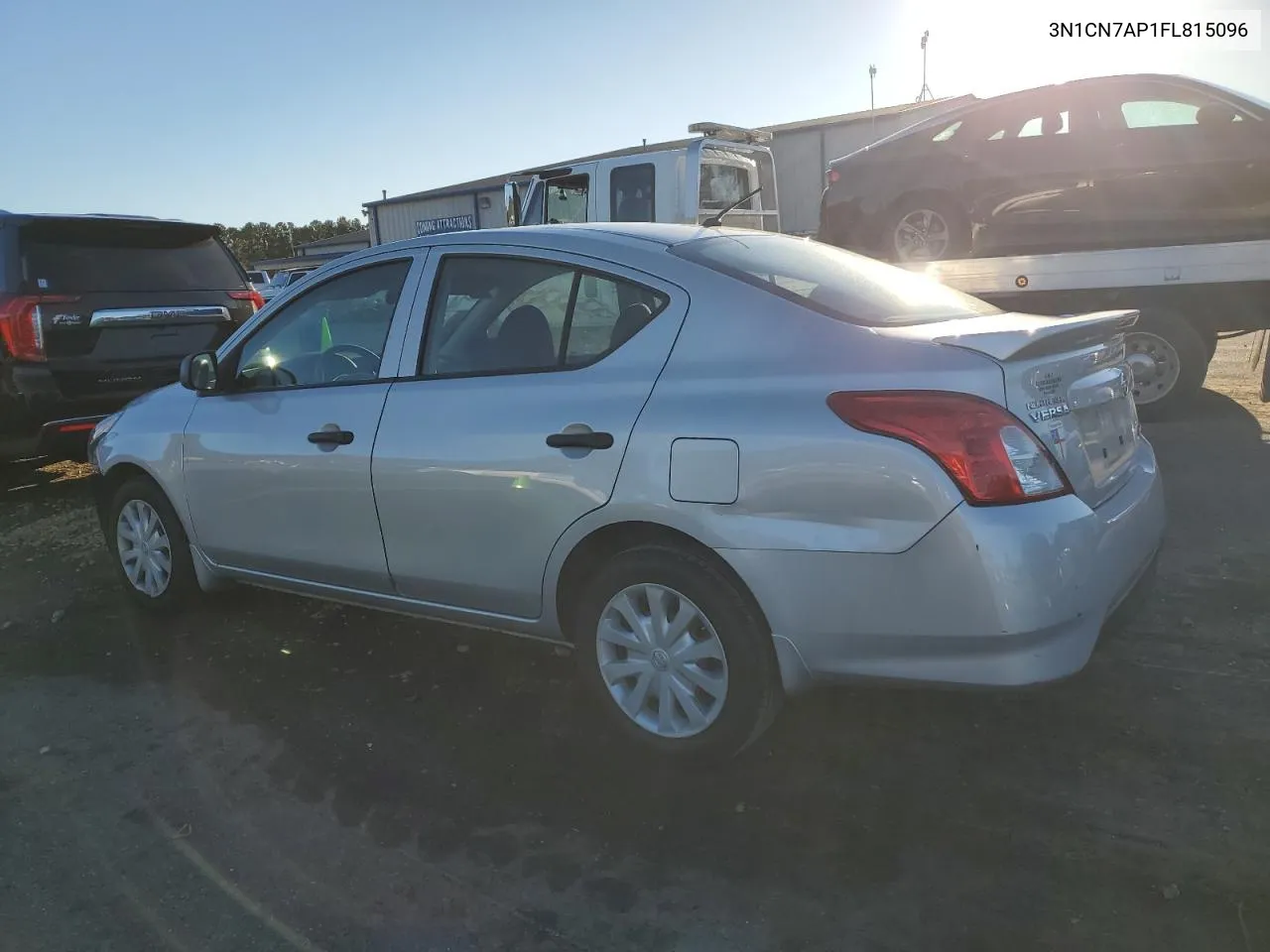 2015 Nissan Versa S VIN: 3N1CN7AP1FL815096 Lot: 81043624