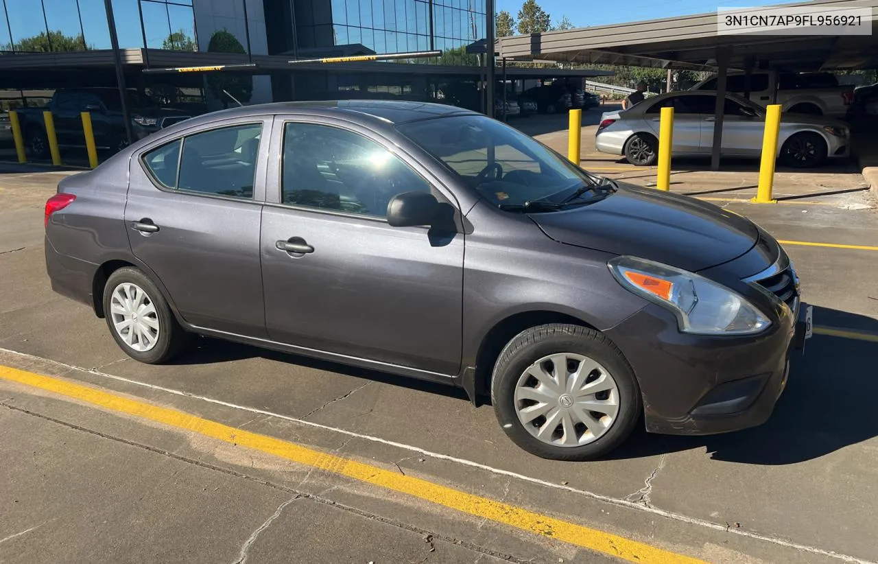 2015 Nissan Versa S VIN: 3N1CN7AP9FL956921 Lot: 81150874