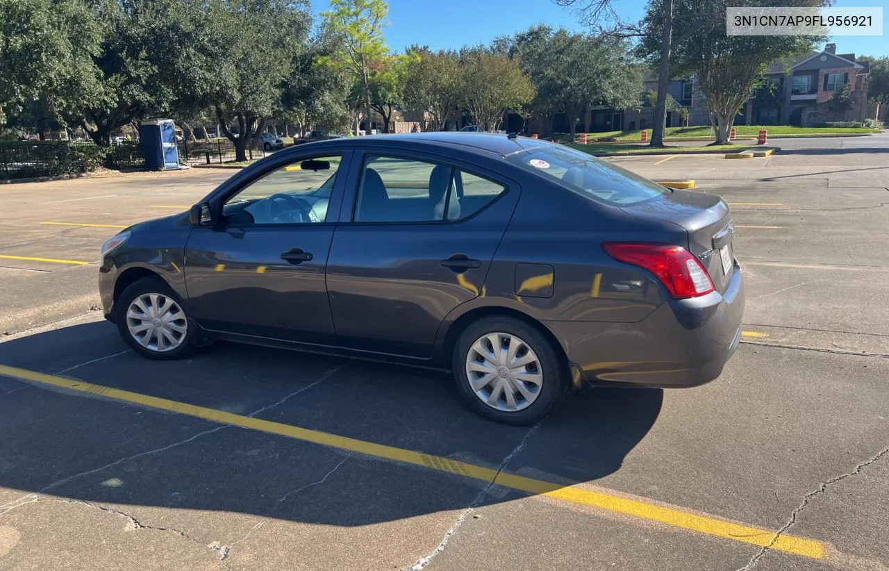 2015 Nissan Versa S VIN: 3N1CN7AP9FL956921 Lot: 81150874