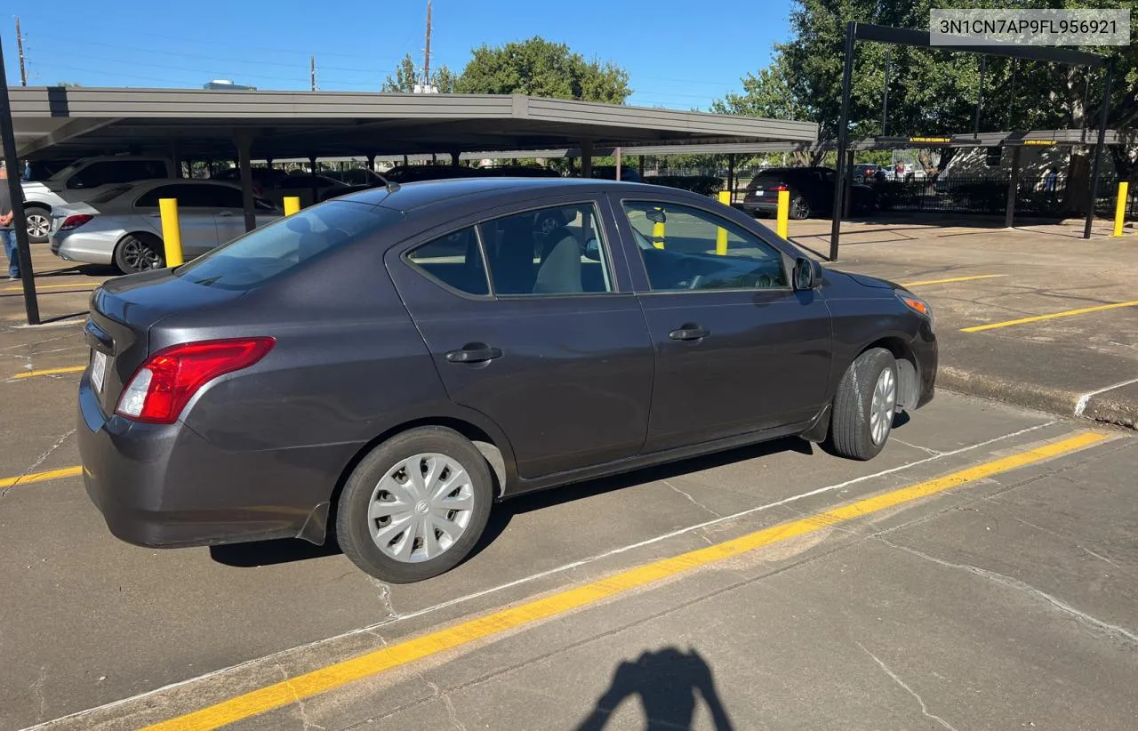 2015 Nissan Versa S VIN: 3N1CN7AP9FL956921 Lot: 81150874