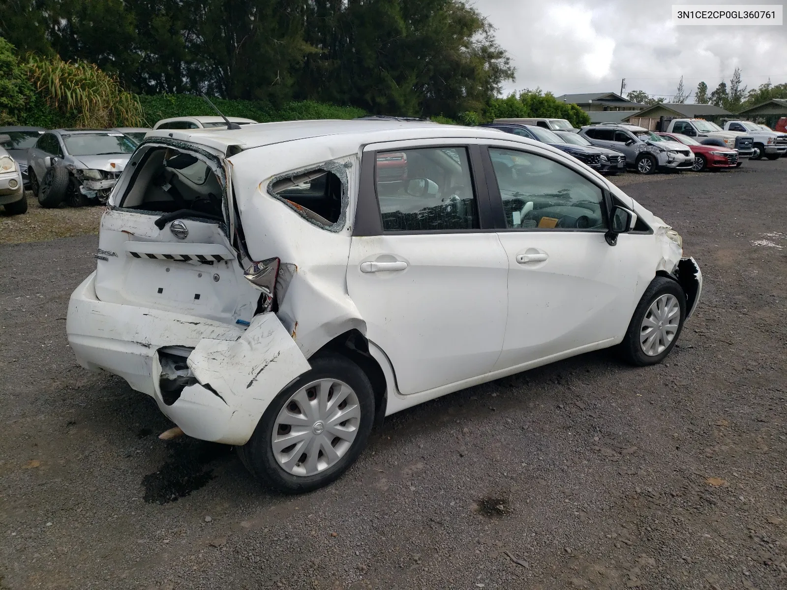 2016 Nissan Versa Note S VIN: 3N1CE2CP0GL360761 Lot: 42507534