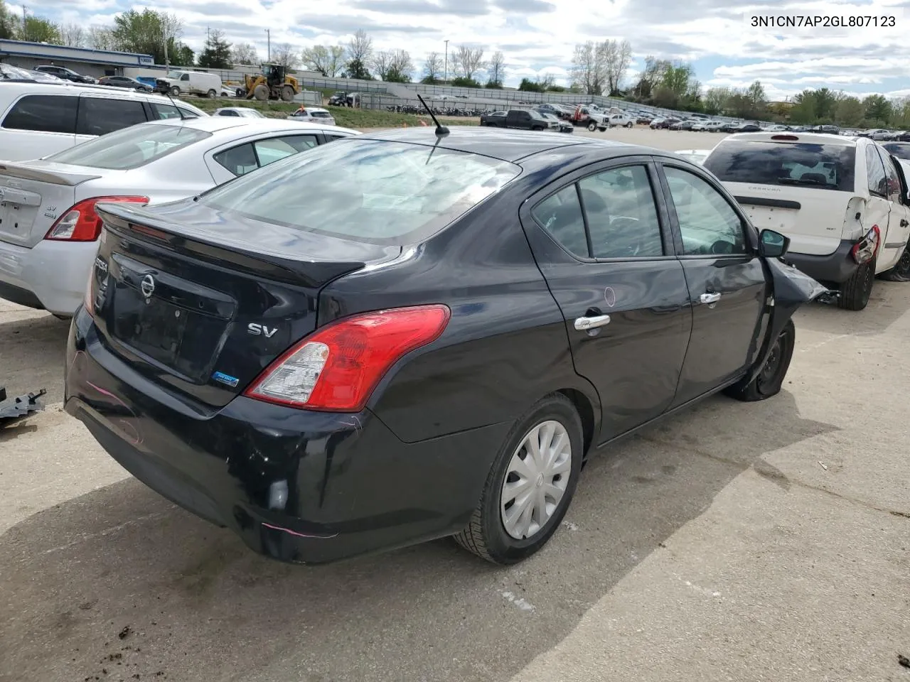 2016 Nissan Versa S VIN: 3N1CN7AP2GL807123 Lot: 49881414