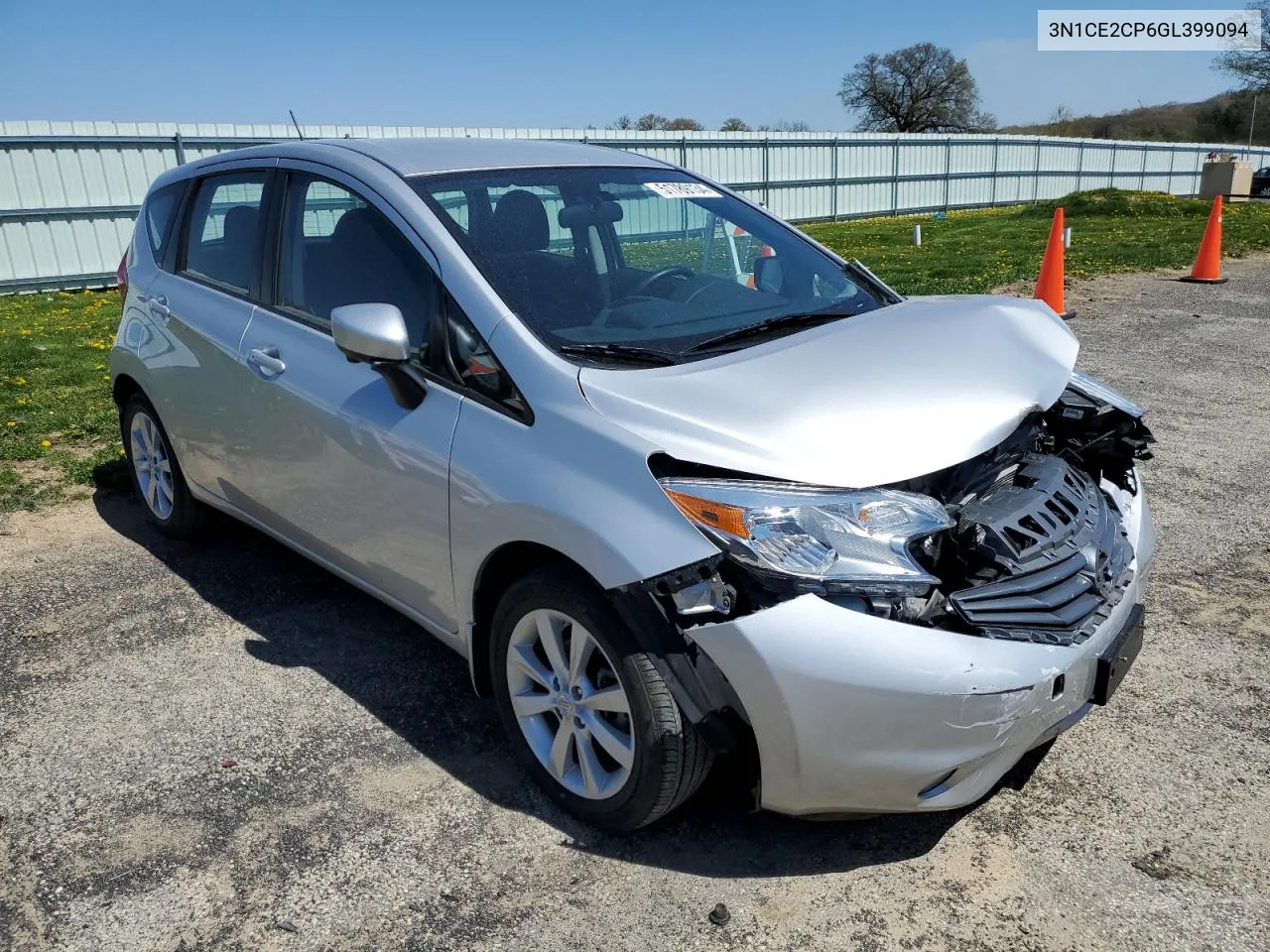 2016 Nissan Versa Note S VIN: 3N1CE2CP6GL399094 Lot: 51789134