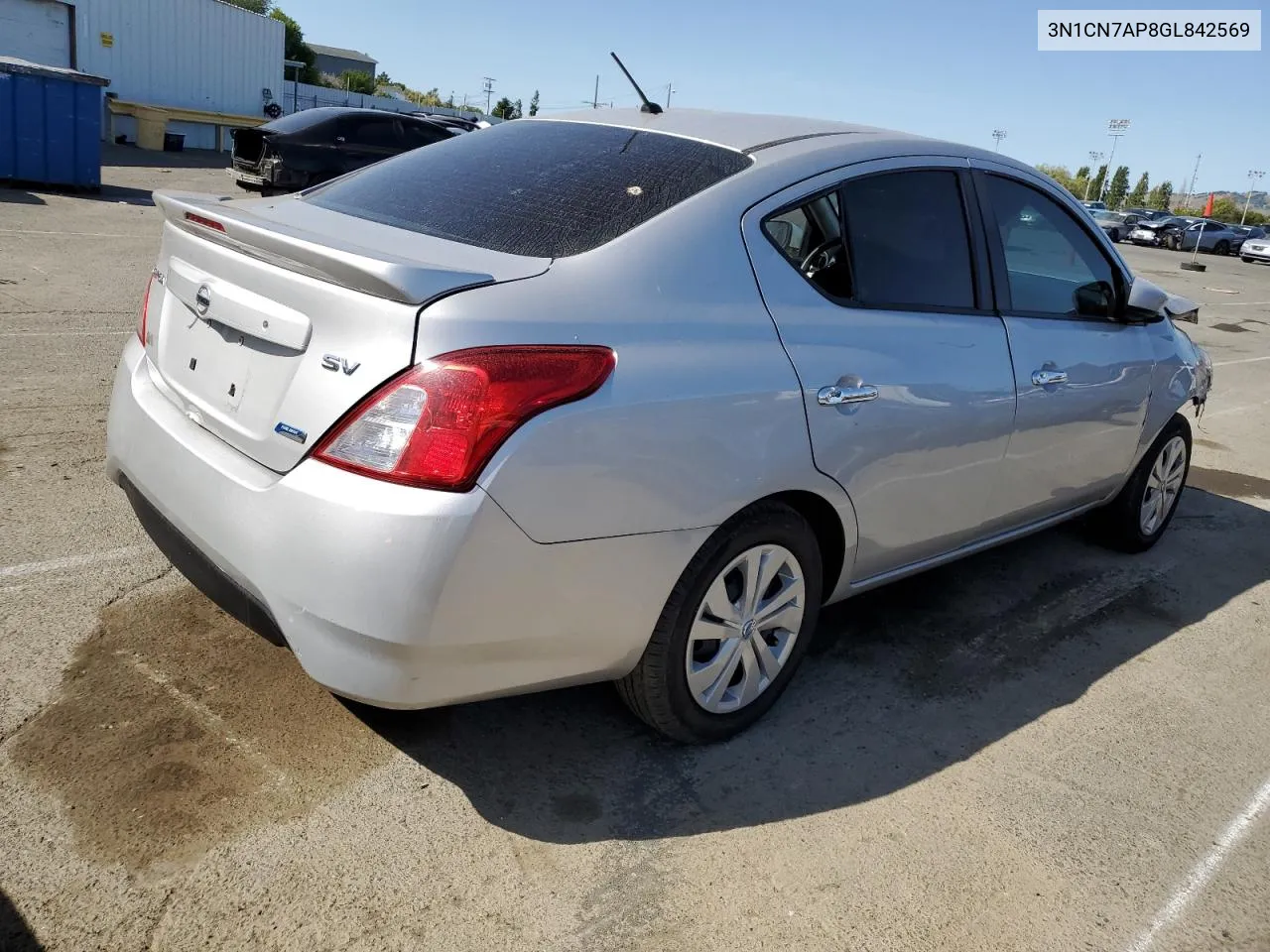 3N1CN7AP8GL842569 2016 Nissan Versa S