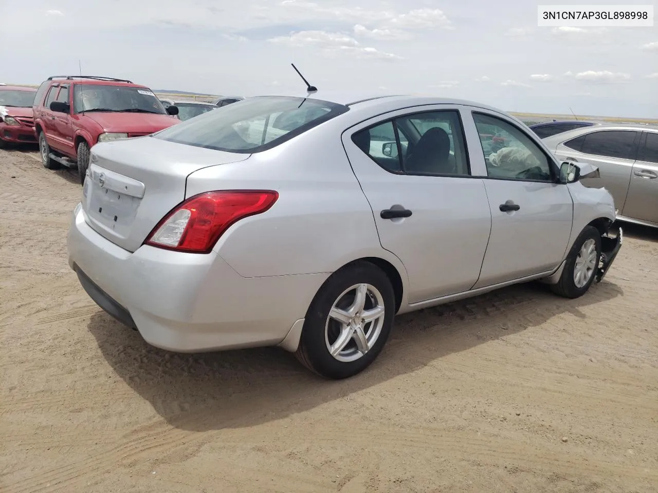 3N1CN7AP3GL898998 2016 Nissan Versa S